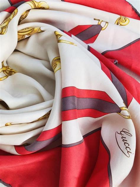 ebay gucci scarves|gucci silk scarf vintage.